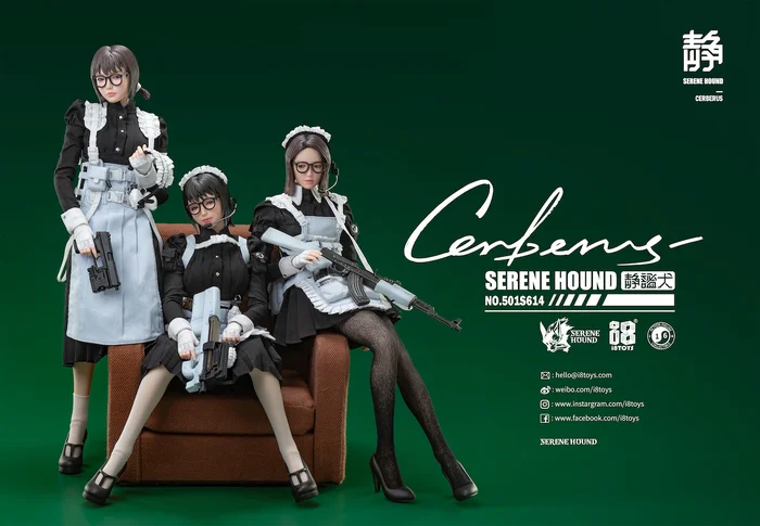 Serene Hound Series 501S614-B Cerberus Maid Team Be 1/6 Scale Action Figure - Image 13