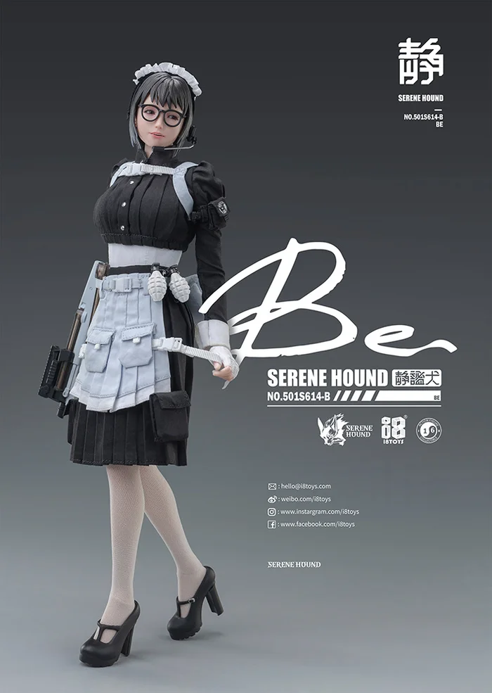 Serene Hound Series 501S614-B Cerberus Maid Team Be 1/6 Scale Action Figure - Image 7