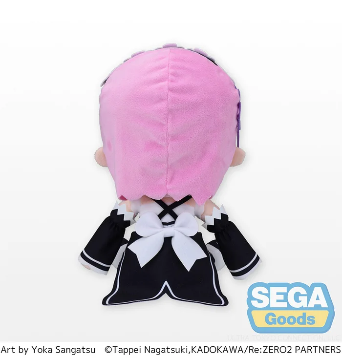 Fuwapuchi Re:Zero -Starting Life In Another World- Ram Large Plush - Image 4