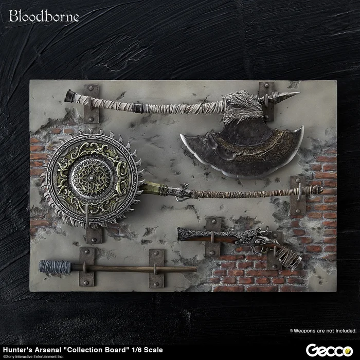 Bloodborne Hunter's Arsenal Collection Board 1/6 Scale Accessory - Image 10