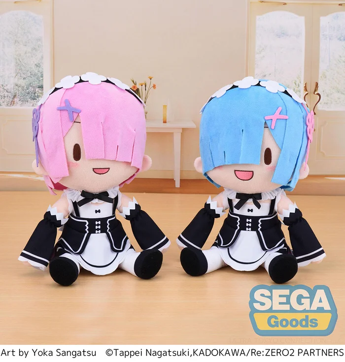 Fuwapuchi Re:Zero -Starting Life In Another World- Ram Large Plush - Image 5