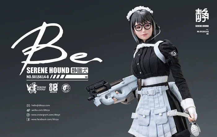 Serene Hound Series 501S614-B Cerberus Maid Team Be 1/6 Scale Action Figure - Image 8