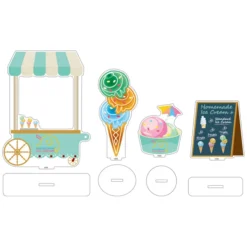 GOOD SMILE COMPANY Nendoroid More Acrylic Stand Decorations: Ice Cream Parlor