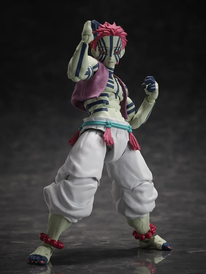 BUZZmod Demon Slayer: Kimetsu No Yaiba Akaza 1/12 Scale Action Figure - Image 6