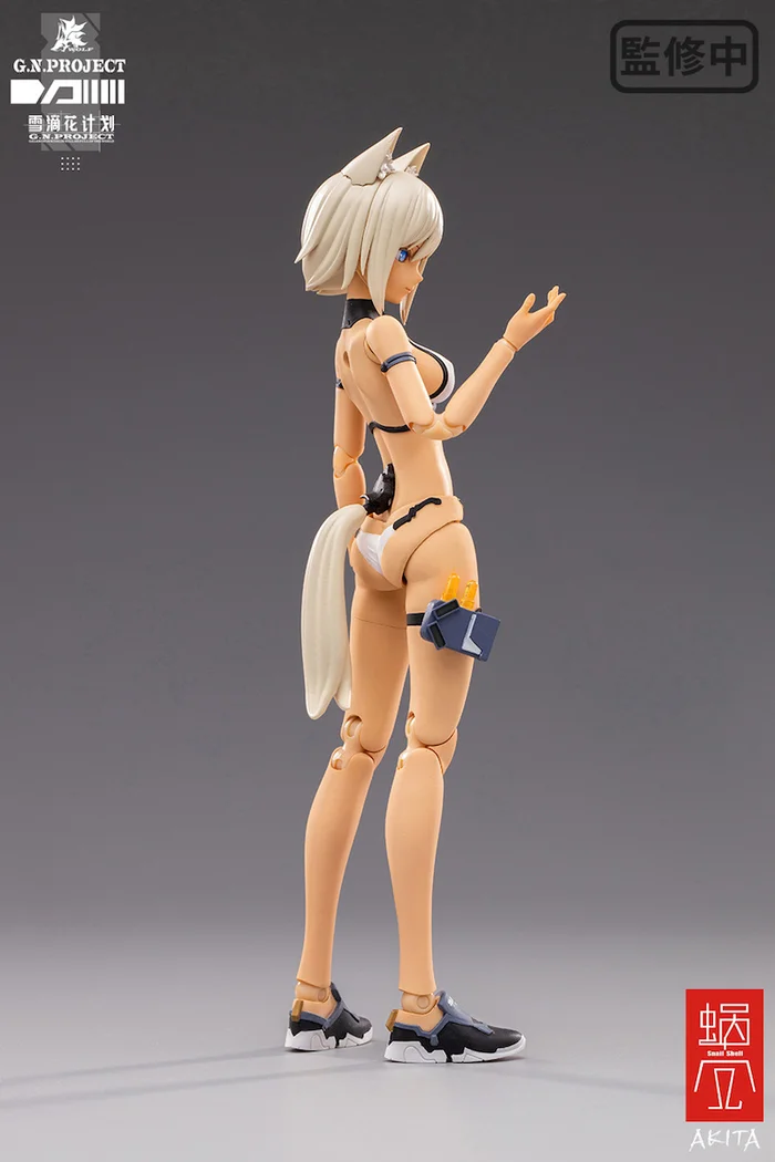 G.N.Project Vol. 1 WOLF-001: Swimsuit Figure Body & Equipment Set 1/12 Scale Action Figure - Image 11