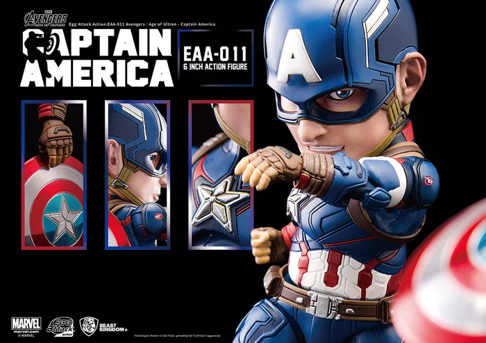 Marvel Egg Attack Action No. 11: Captain America | Avengers: Age Of Ultron - Image 4