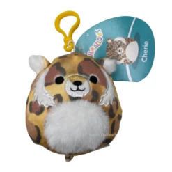 Squishmallow Cherie The Saber-Toothed Tiger Pre-Historic Squad 3.5" Clip Stuffed Plush By Kelly Toy