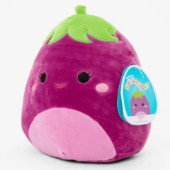 Squishmallow Glena The Eggplant 5" Stuffed Plush By Kelly Toy
