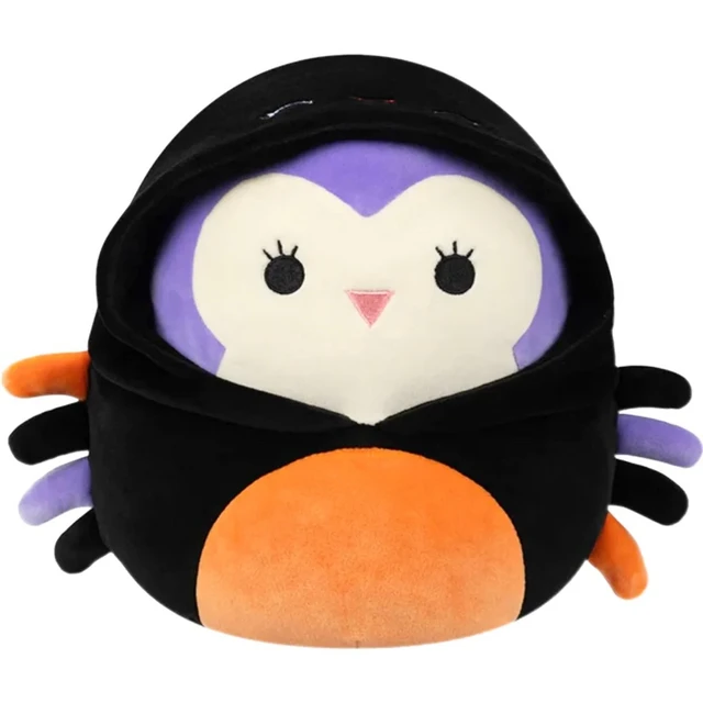 Halloween Squishmallow Holly The Owl In Spider Costume 12" Stuffed Plush By Kelly Toy