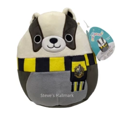 Squishmallow Harry Potter Hufflepuff Badger 10" Stuffed Plush By Kelly Toy