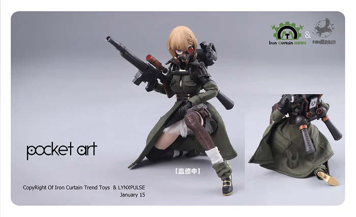 Pocket Art Series PA001 Emilia 1/12 Scale Action Figure - Image 3