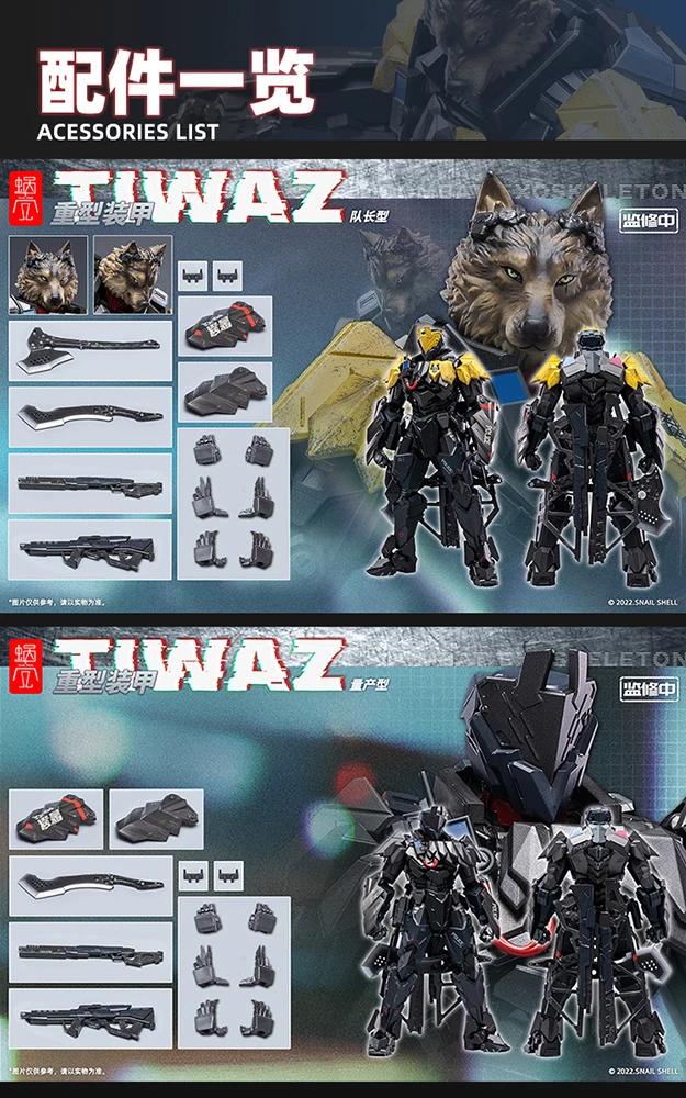 Tiwaz Mass Production Type 1/12 Scale Action Figure - Image 4