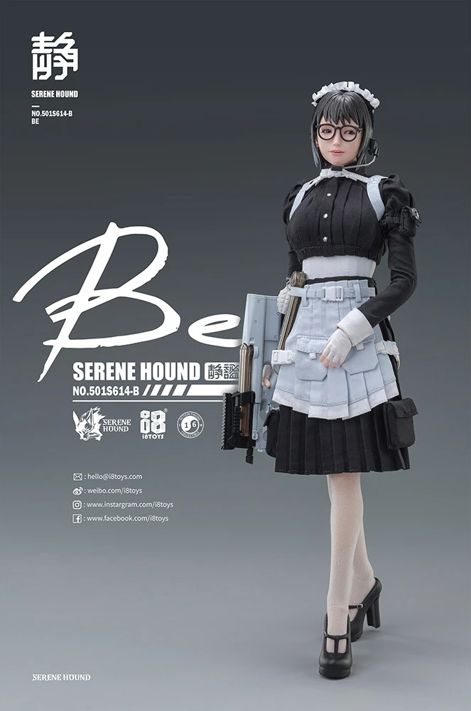 Serene Hound Series 501S614-B Cerberus Maid Team Be 1/6 Scale Action Figure - Image 4