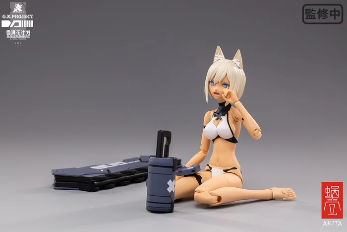 G.N.Project Vol. 1 WOLF-001: Swimsuit Figure Body & Equipment Set 1/12 Scale Action Figure - Image 18