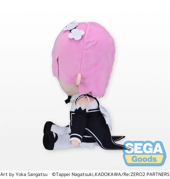 Fuwapuchi Re:Zero -Starting Life In Another World- Ram Large Plush - Image 2