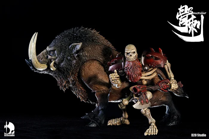 Battle Boar Bonestabber (Brown) 1/12 Scale Action Figure - Image 15